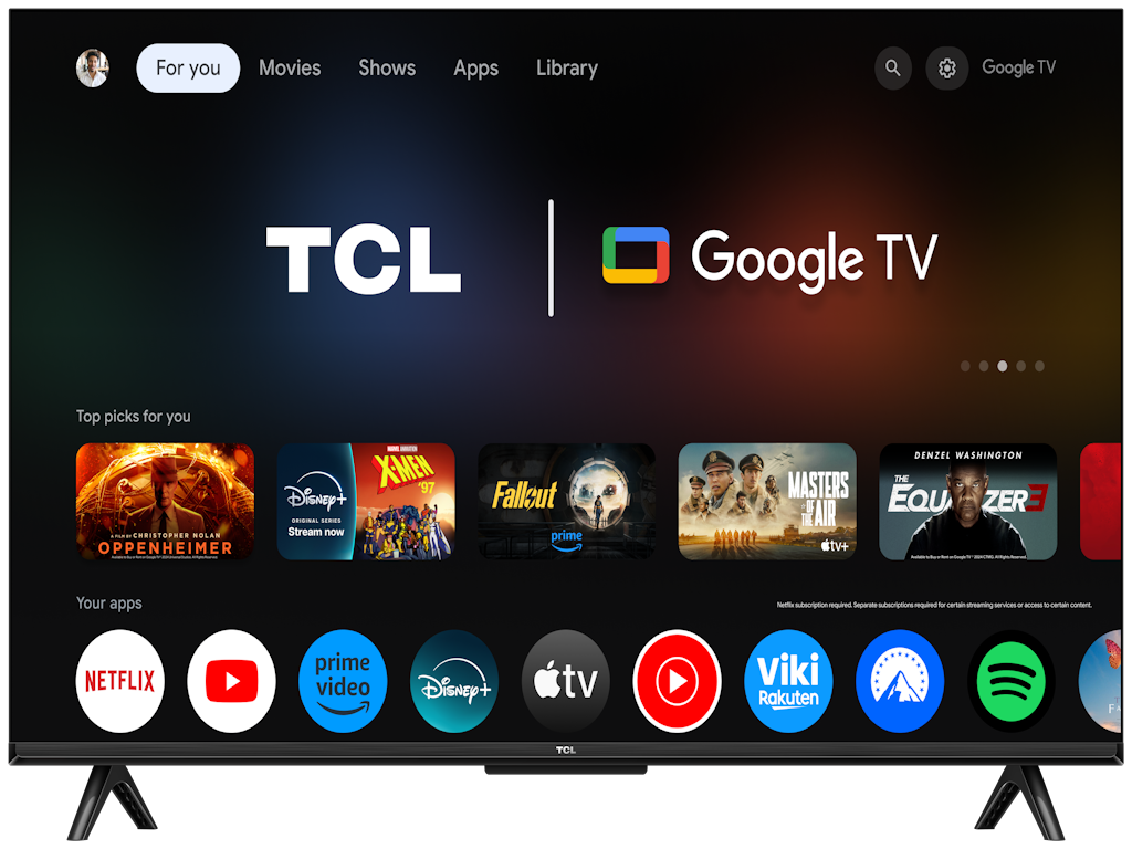 TCL Televizor 43" 43V6C Google TV 4K UHD