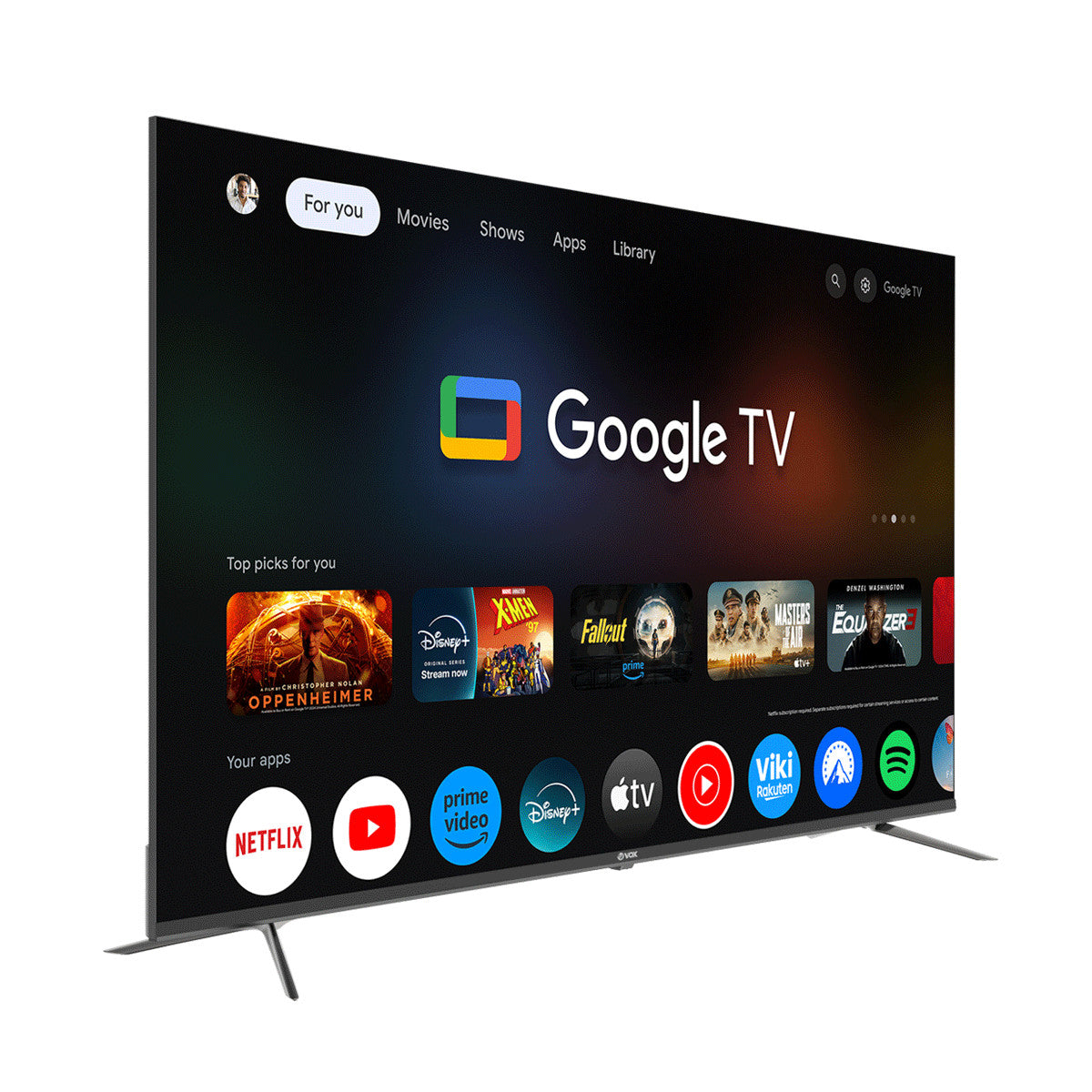 Televizor VOX 65" 4K 65GJU085B Google Smart TV