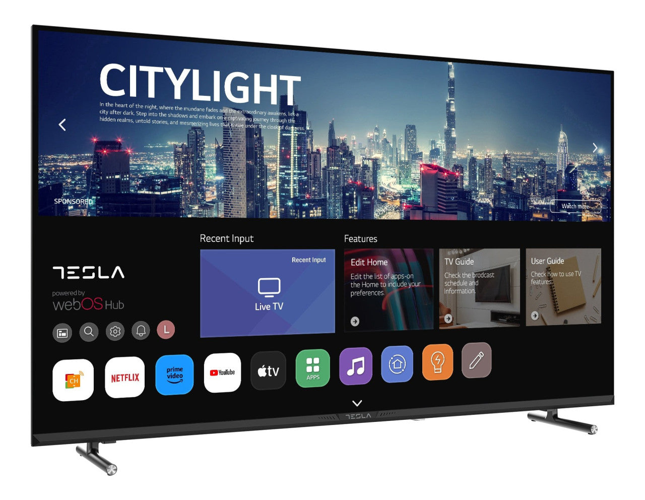 Televizor TESLA 40" 40E645BFW FHD WebOS Smart TV