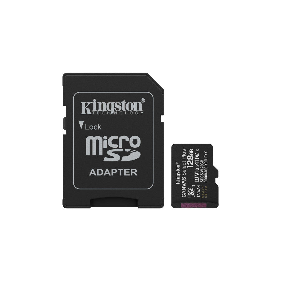 Memorijska kartica Kingston microSD 128GB Canvas Select Plus