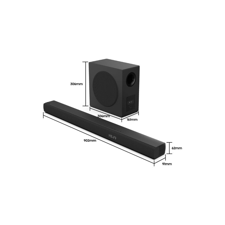 Hisense Soundbar HS3100 3.1 480W Dolby Audio