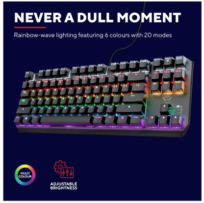 Trust GXT 834 TKL Callaz Mehanička Gaming Tastatura