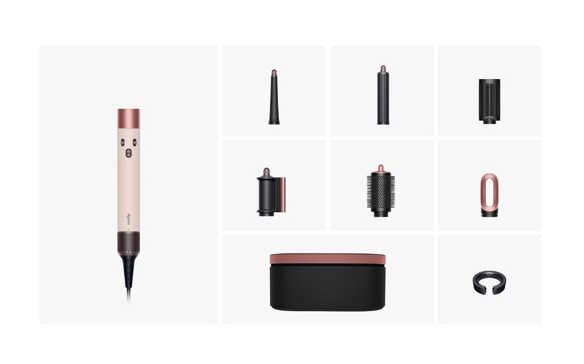 Dyson Airwrap uvijač SE Red Ceramic Pink Rose Gold Straight Wavy