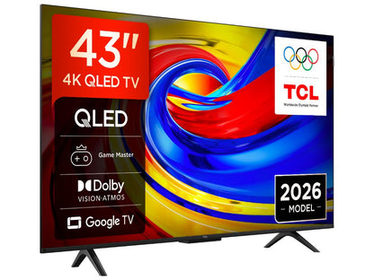 TCL 43"P7L 4K QLED Google TV60Hz, VRR, Dolby Armos;Dolby Vision, 400 nits
