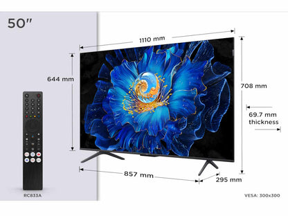 TCL Televizor 50" 50C6KS Google TV LED QD Mini LED
