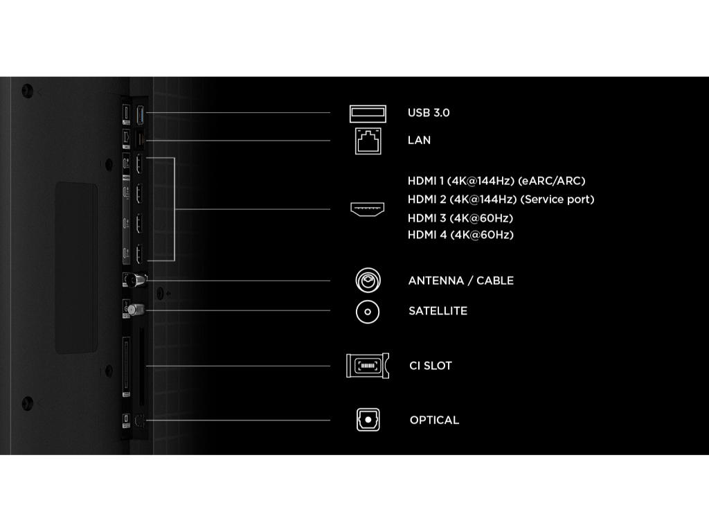 TCL 55"C7L 4K SQD-Mini LED;UHD 144Hz/288Hz FHD Google TV;B&O, 800 zones, 2700 nits