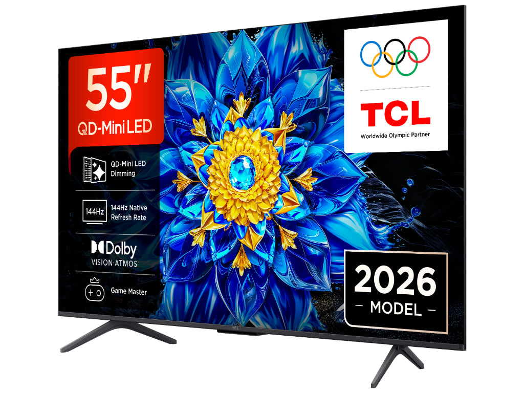 TCL 55"P8L 4K QLED Google TV;QD-Mini LED Dimming 144Hz(288Hz FHD), D.Atmos, D.Vision 450 nits