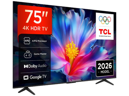 TCL 75"P6L 4K UHD Google TV;60Hz, VRR, 330 nits