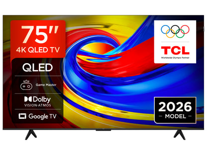 TCL 75"P7L 4K QLED Google TV;60Hz, VRR, Dolby Atmos;Dolby Vision, 400 nits