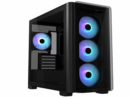 ASUS CASE A23 PLUS TG ARGBBlack, Micro-ATX,4x ARGB fans