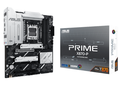 ASUS MB PRIME X870-PX870, AM5; 4xDDR54x M.2; 2x SATA,HDMI,10x USB, RAID,ATX