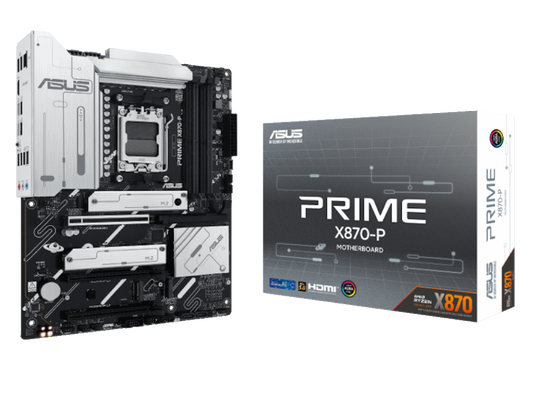 ASUS MB PRIME X870-PX870, AM5; 4xDDR54x M.2; 2x SATA,HDMI,10x USB, RAID,ATX