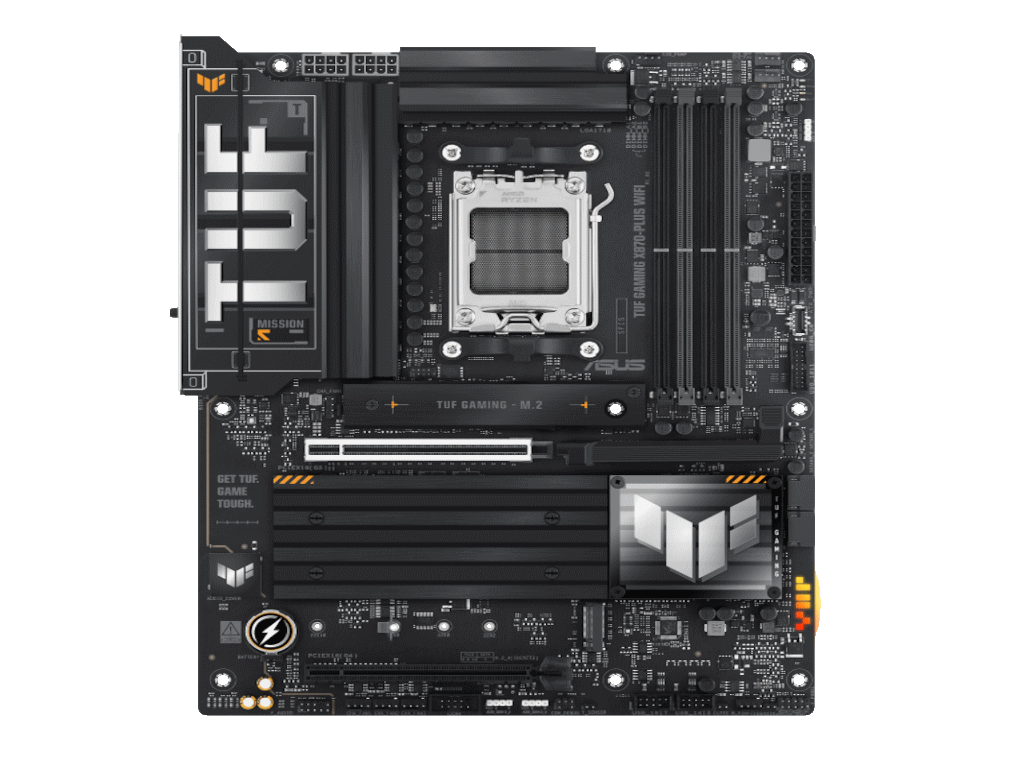 ASUS MB TUF GAMING X870-PLUS WWIFI, X870, AM5; 4xDDR54x M.2; 2x SATA,HDMI,10x USB, RAID,ATX