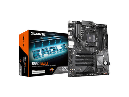 Gigabyte MB B550 EagleAM4, 4x DDR4, 4x SATA2x M.2, 1x HDMI, 6x USB, ATX