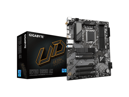 Gigabyte MB B760 DS3H AX DDR5LGA1700; 4xDDR5; 2xM.2, 4xSATA6xUSB; HDMI, DP; WIFI; ATX