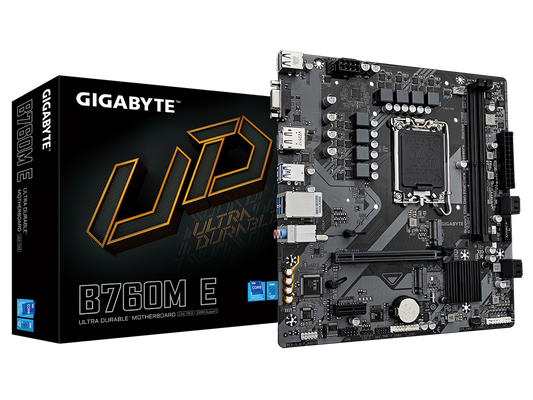 Gigabyte MB B760M ELGA1700; 2xDDR5; 2xM.2, 4xSATA 6xUSB; VGA, HDMI, DP; mATX