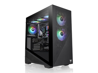 Thermaltake Divider 370 ARGB Mid tower, tempered glass, 3x 120mm ARGB PWM fan