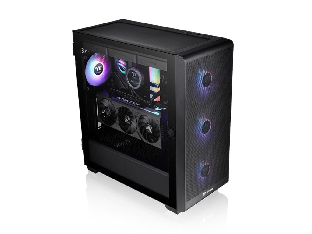 Thermaltake S250 TG ARGBMid tower case, tempered glass4x CT120 ARGB Sync Fans,Mesh front panel
