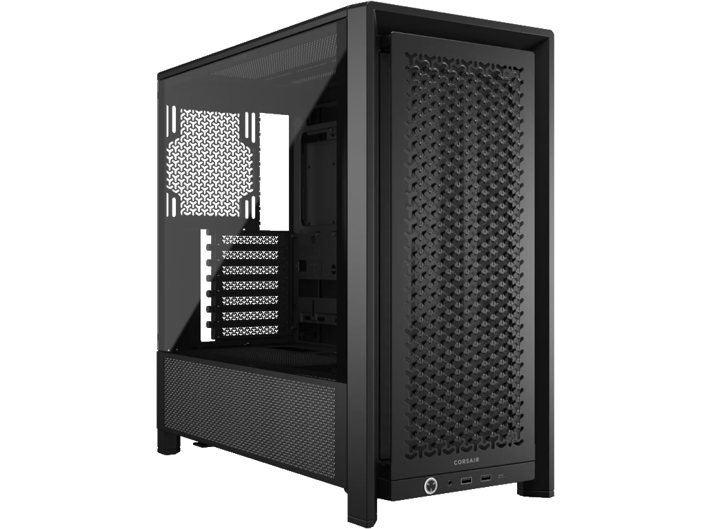CORSAIR FRAME 4000D Case360mm radiator, 170mm cooler430mm GPU, ATX, Black