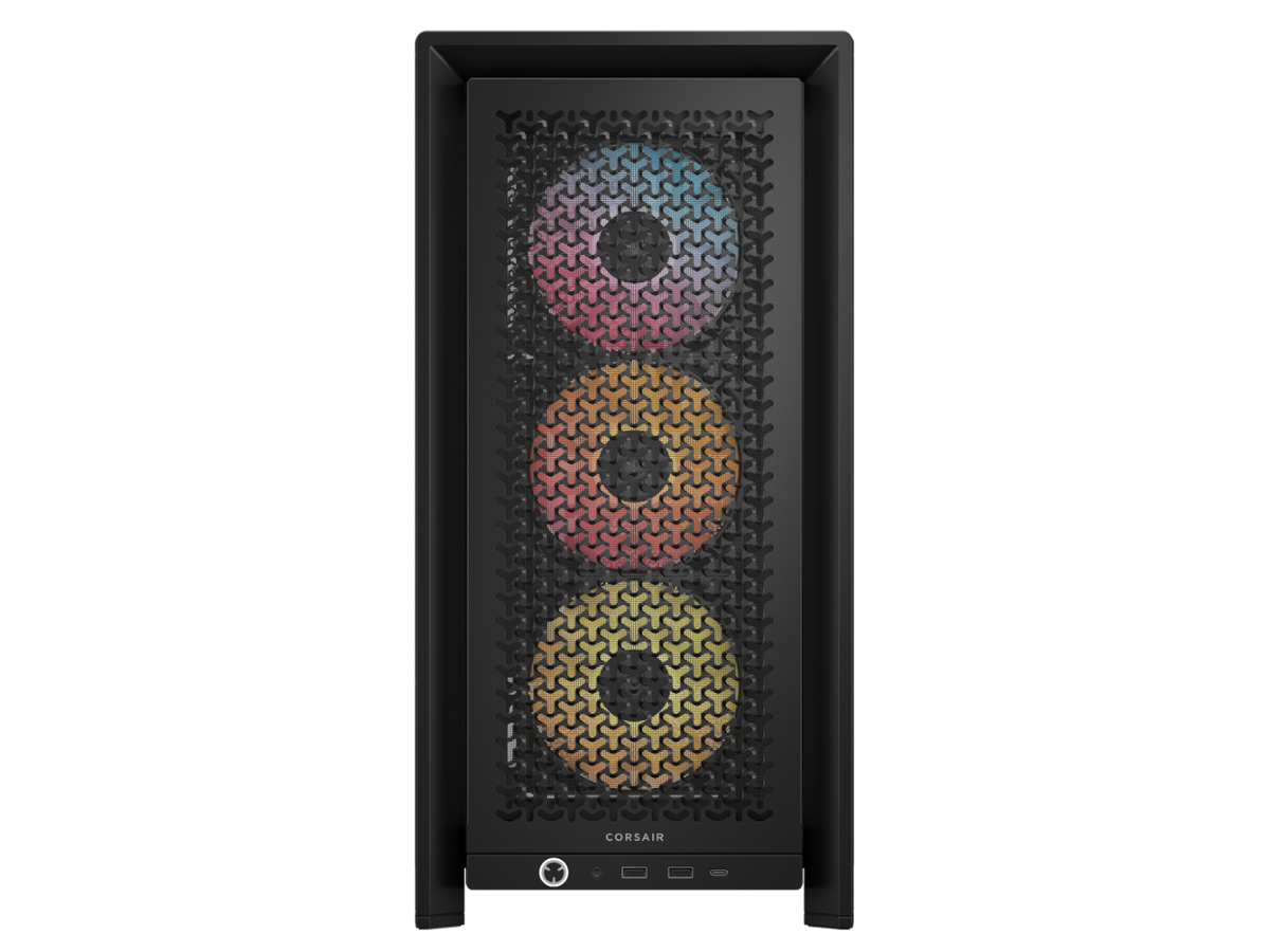 CORSAIR FRAME 4000D RS ARGB3xRS120 ARGB fans, 360mm rad170mm cooler, 430mm GPU, ATX, Black