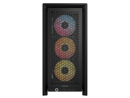 CORSAIR FRAME 4000D RS ARGB3xRS120 ARGB fans, 360mm rad170mm cooler, 430mm GPU, ATX, Black