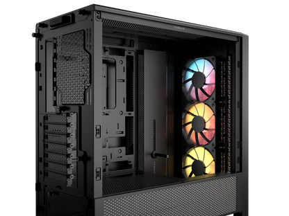 CORSAIR FRAME 4000D RS ARGB3xRS120 ARGB fans, 360mm rad170mm cooler, 430mm GPU, ATX, Black