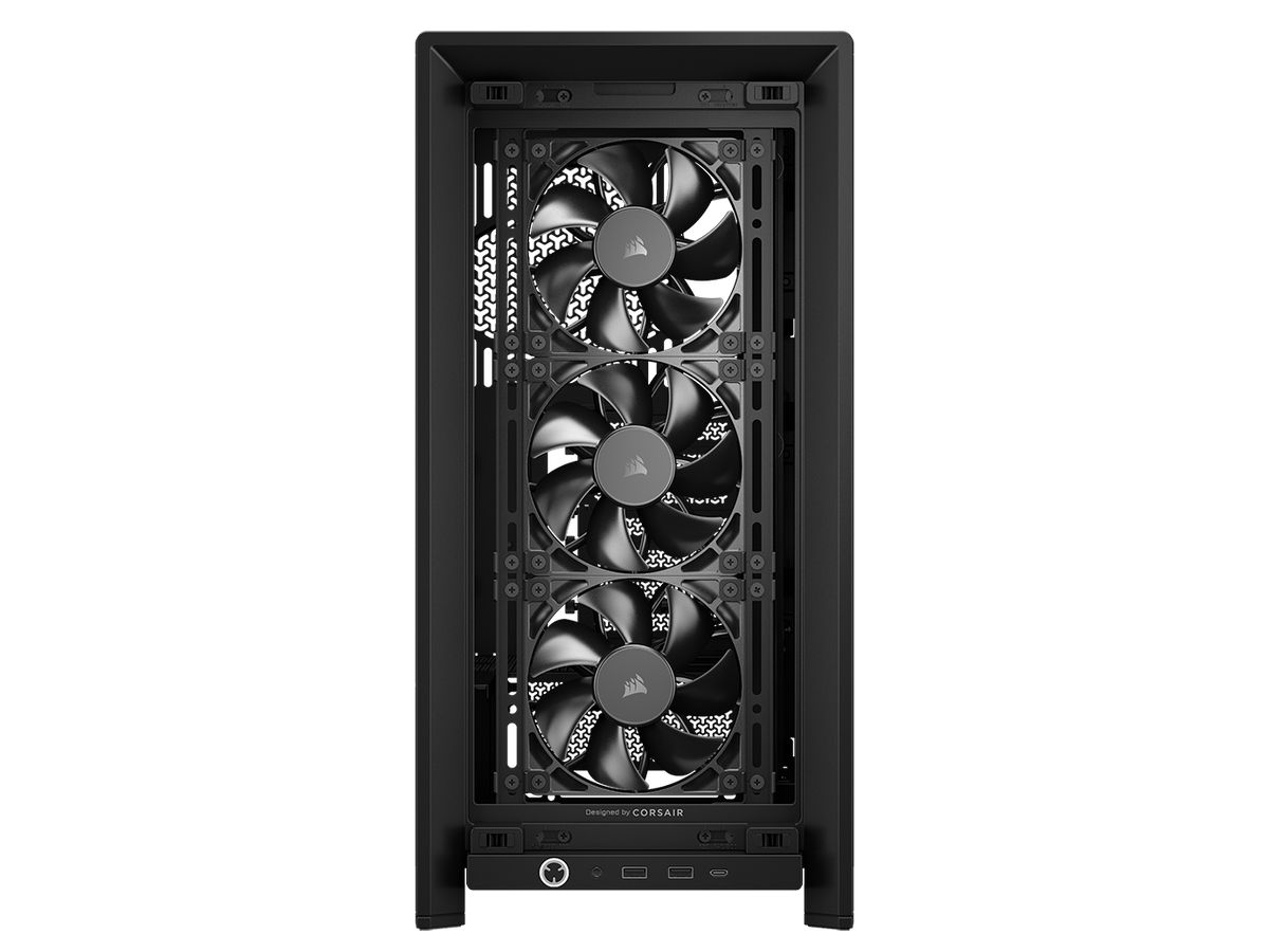 CORSAIR FRAME 4000D RS Case3xRS120 fans, 360mm radiator170mm cooler, 430mm GPU, ATX, Black