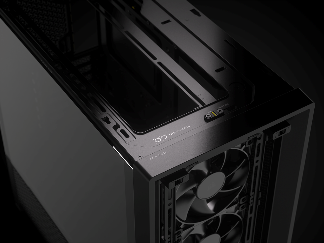 CORSAIR FRAME 4000D RS Case3xRS120 fans, 360mm radiator170mm cooler, 430mm GPU, ATX, Black