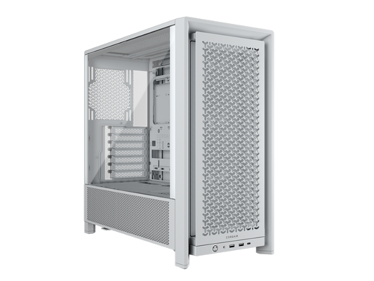CORSAIR FRAME 4000D RS Case3xRS120 fans, 360mm radiator170mm cooler, 430mm GPU, ATX, White