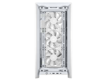 CORSAIR FRAME 4000D RS Case3xRS120 fans, 360mm radiator170mm cooler, 430mm GPU, ATX, White