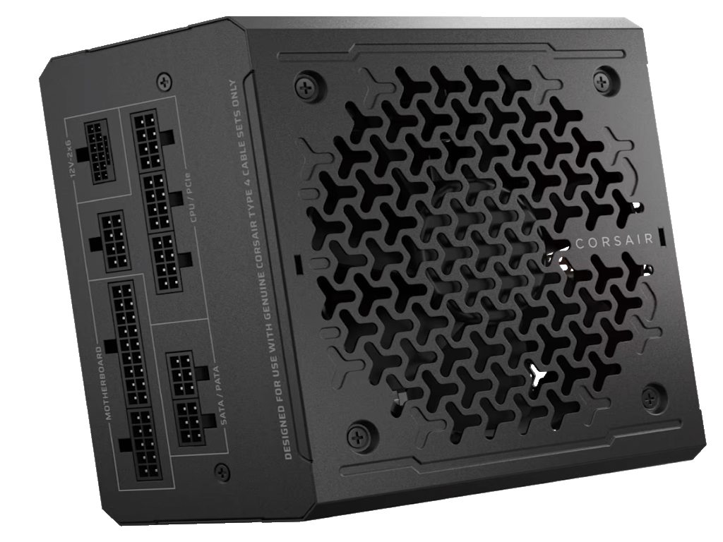 Corsair PSU 1000W RM1000eGold, Fully Modular, 12V-2x66xSATA, 3xPCIe, ATX 3.1, PCIe 5.1
