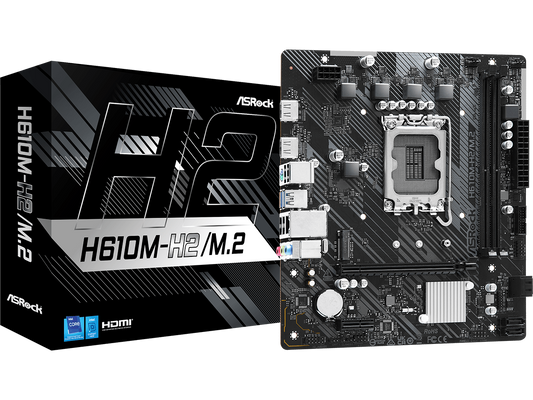 ASROCK MB H610M-H2/M.22xDDR4, M.2, 4xSATA, 2xHDMImicroATX