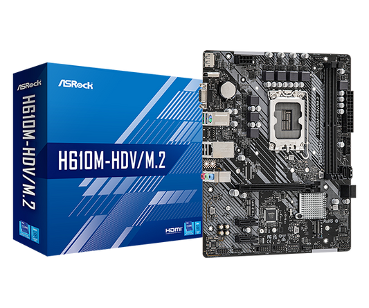 ASROCK Matična ploča H610M-HDV/M.2 R2.0 LGA1700 2XDDR4 mATX