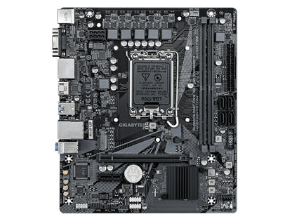 Gigabyte H610M S2H V3 DDR4LGA1700; 2xDDR4; M.2; 4xSATA6xUSB; HDMI, 2xDP, VGA