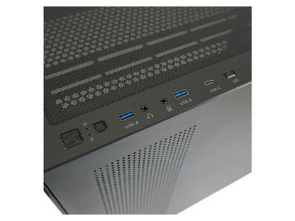 LC-Power Case Gaming 715B Midi-tower, ATX, 4x ARGB fan1x USB-C, 2x USB-A