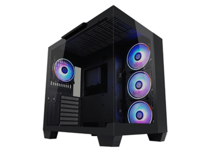 LC-Power Case Gaming 809BE-ATX, ATX, Micro ATX, MiniITX4x 120mm ARGB fans, tempered glass