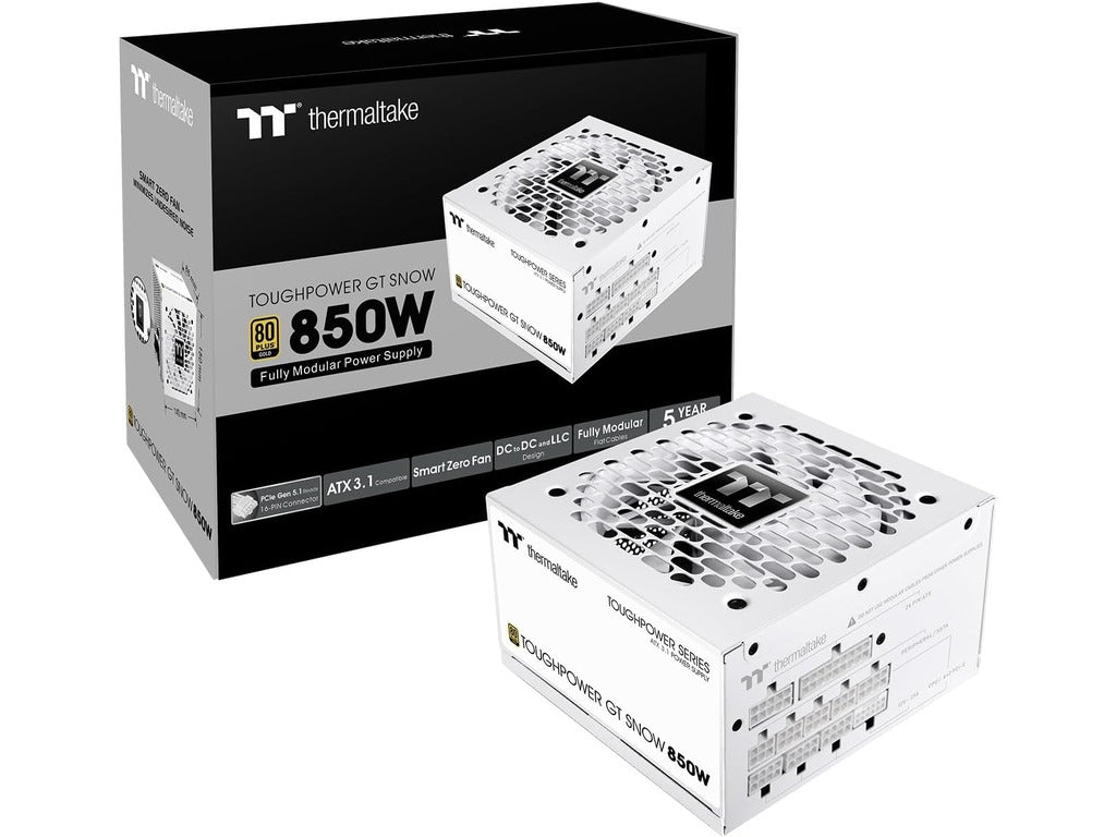 Thermaltake Toughpower GT 850w80+ Gold, full modular,ATX 3.1 native 12V-2x6 connector