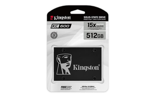 Kingston SSD 512GB 2.5 KC600 SATA3 550/520 MB/s