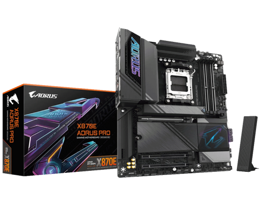 Gigabyte MB X870E AORUS PRO AM5, 4x DDR5, 4x M.2, 4xSATA 2x HDMI, 10x USB, ATX