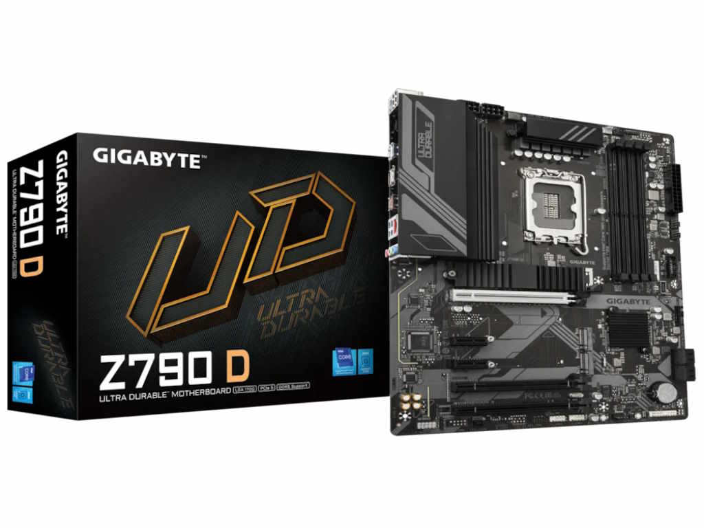 Gigabyte MB Z790 DLGA1700; 4xDDR5; 3xM.2; 4xSATA8xUSB; 1xDP, 1x HDMI, ATX