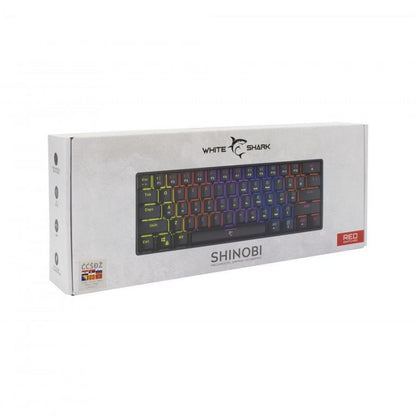White Shark Shinobi Mehanička tastatura crveni sw.