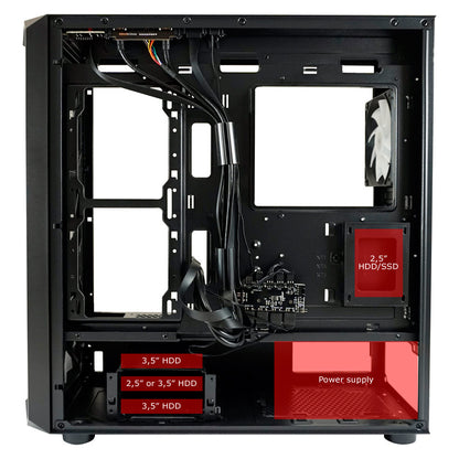 Kuciste LC-Power Case 804B Obsession_X- ATX + 4xARB FAN