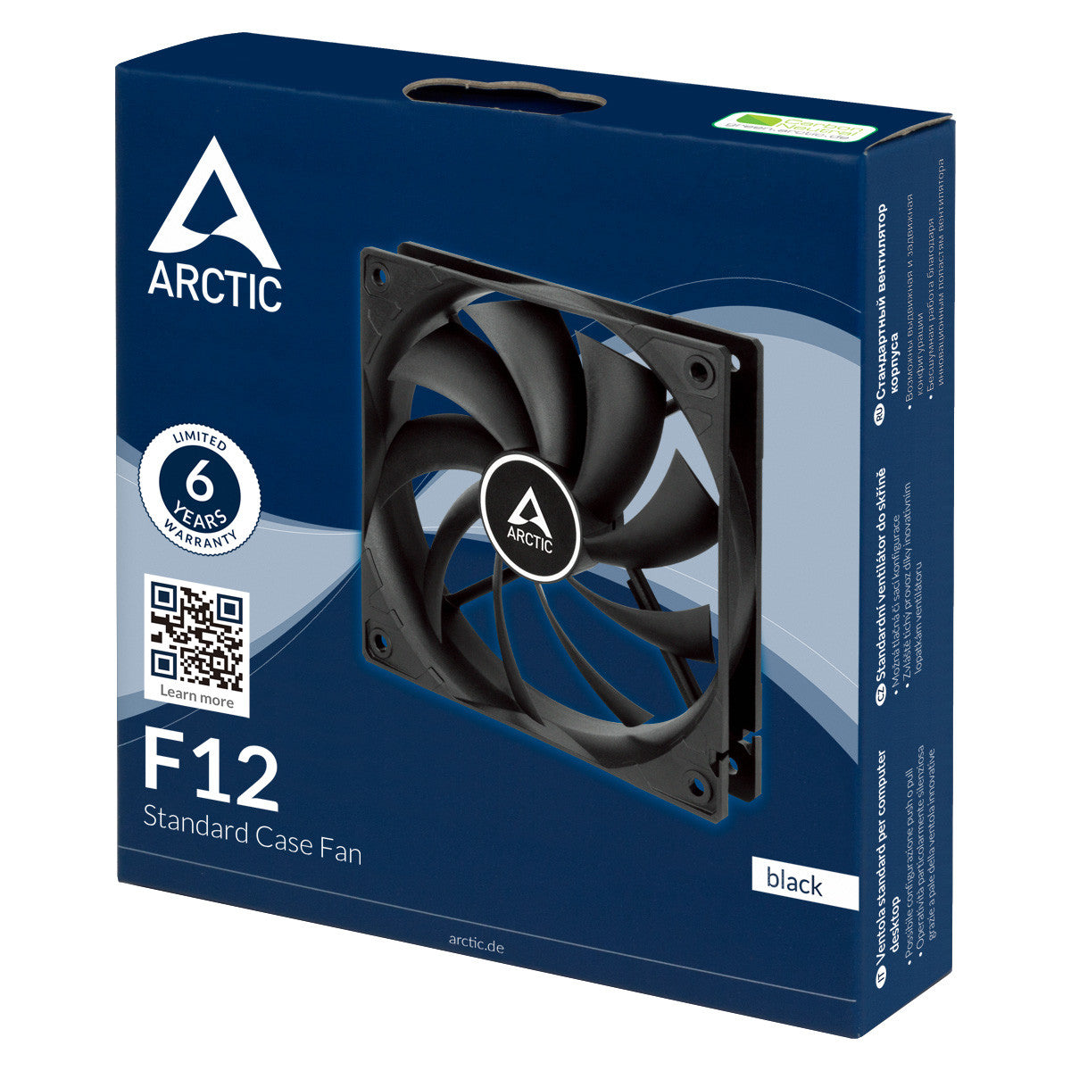 Arctic F12 Cooler Case Fan Black 120 mm