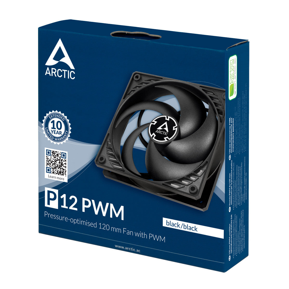 Arctic Fan P12 PWM 120mm Pressure optimized