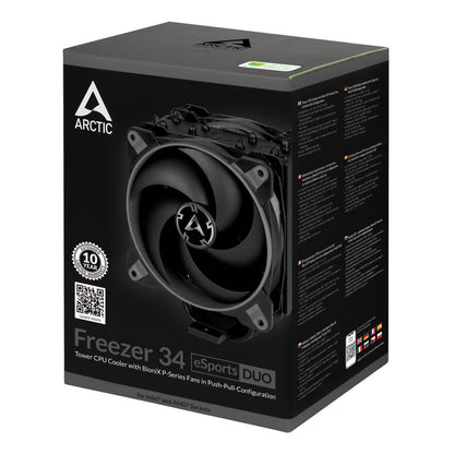 Arctic CPU Cooler Freezer 34 eSports DUO LGA1700 Kit included