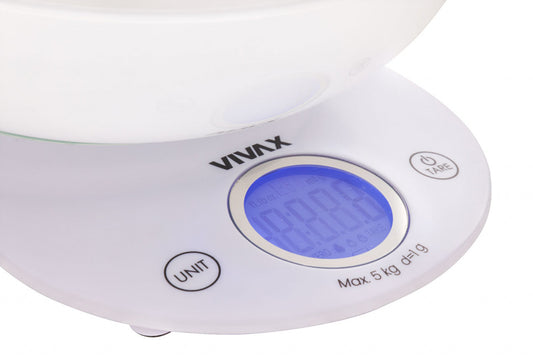 Kuhinjska Vaga VIVAX HOME KS-505BW sa Zdjelom