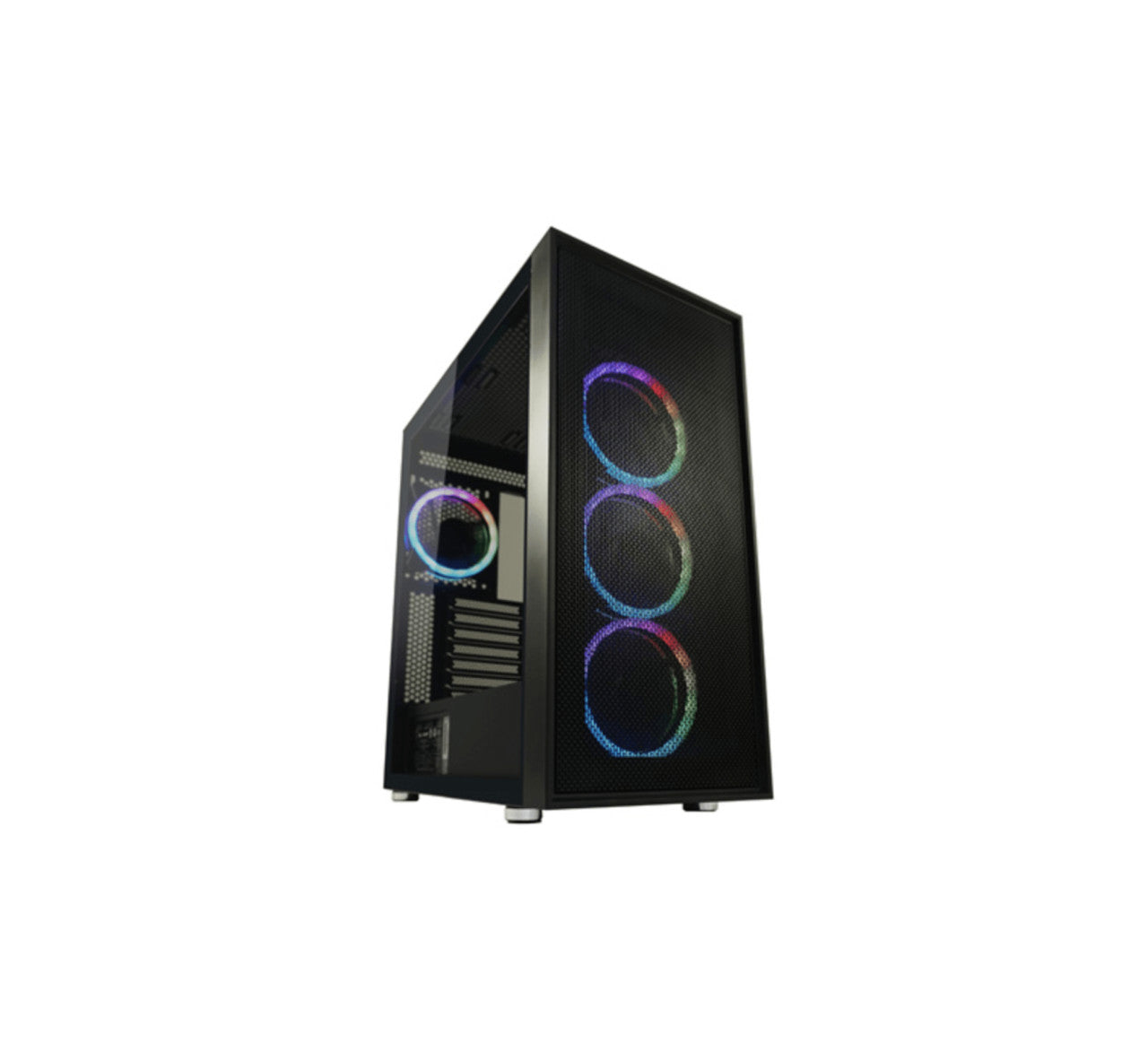 Kuciste LC-Power 802B ATX + 4x120mm RGB Fans