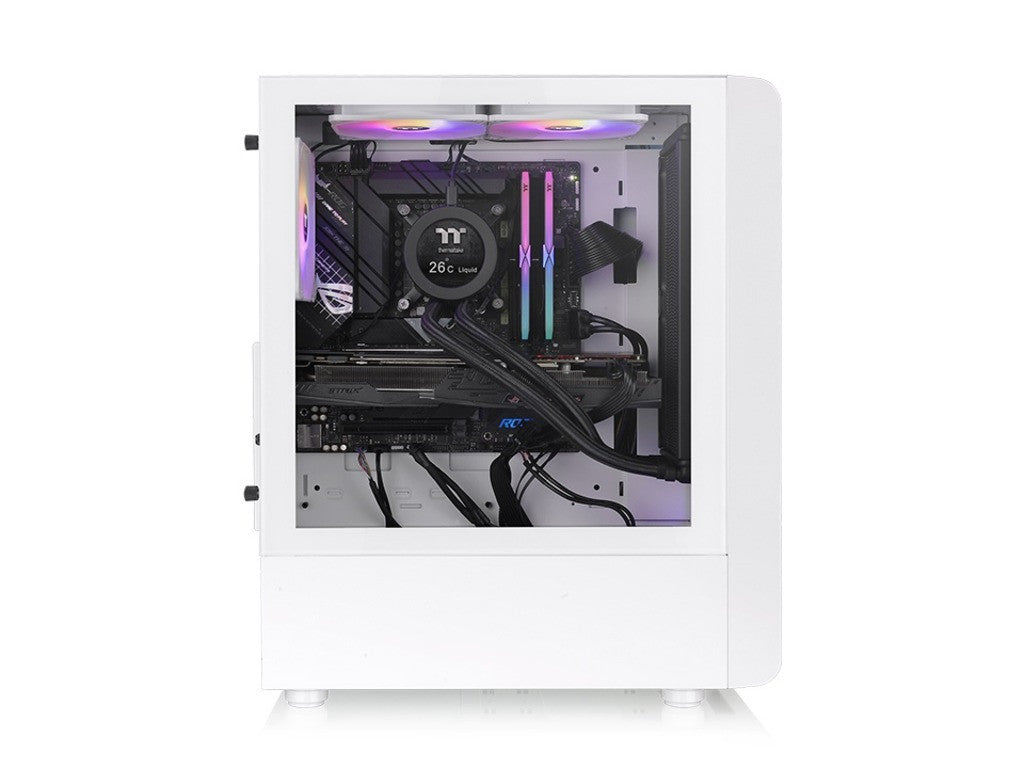 Kućište Thermaltake S200 TG ARGB Snow 3xARGB 120mm