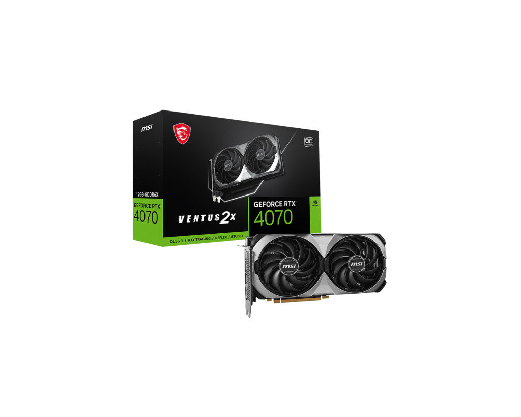 Graficka karta MSI RTX 4070 VENTUS 2X E 12GB OC GDDR6X