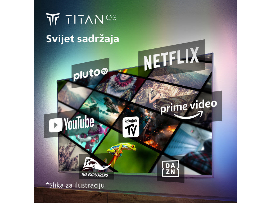 Televizor Philips 55" 55PUS8319 4K Titan OS Ambilight